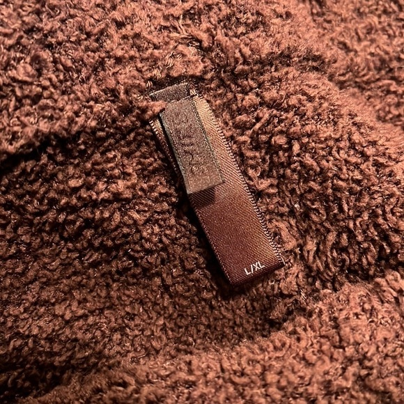 Skims Brown Cozy Knit Shorts L/XL - Picture 7 of 9